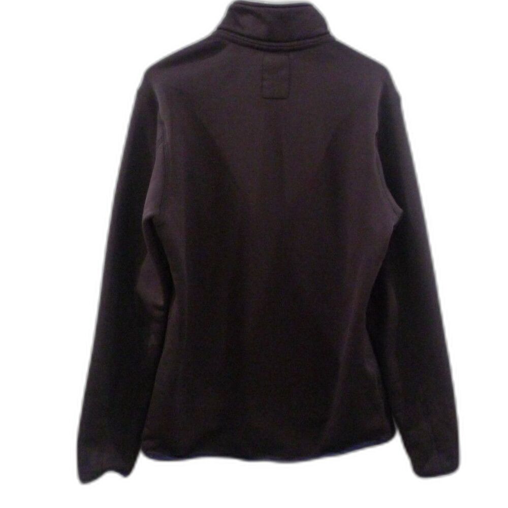 Huckberry Relwen Pop Zip Quarter Zip Pullover Fleece - Black S - Picture 2 of 6